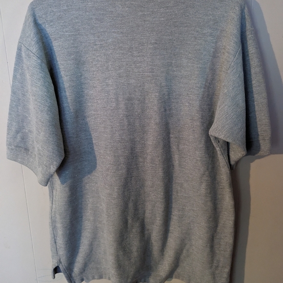 Disney Unlimited Mens Sz Medium Embroidered Donald Duck Golfing Polo Shirt Gray - Picture 2 of 7